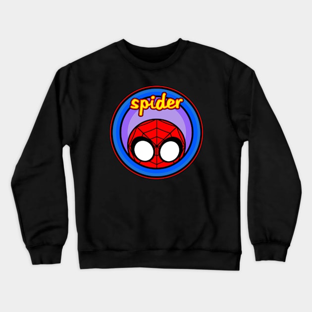 Spider (Peter) Crewneck Sweatshirt by Apgar Arts